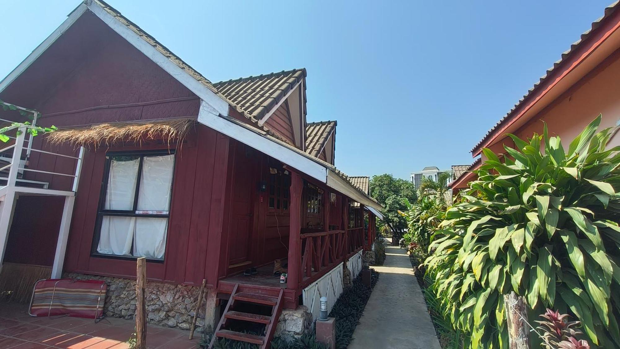 Bungalow Vang Vieng Bagian luar foto