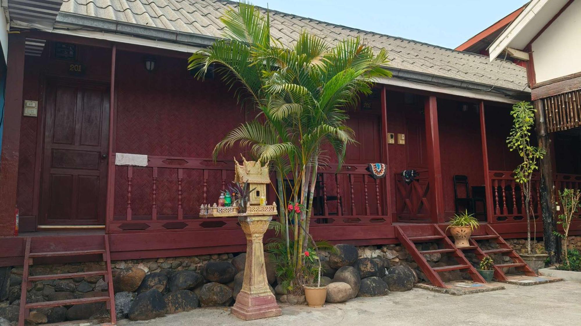 Bungalow Vang Vieng Bagian luar foto